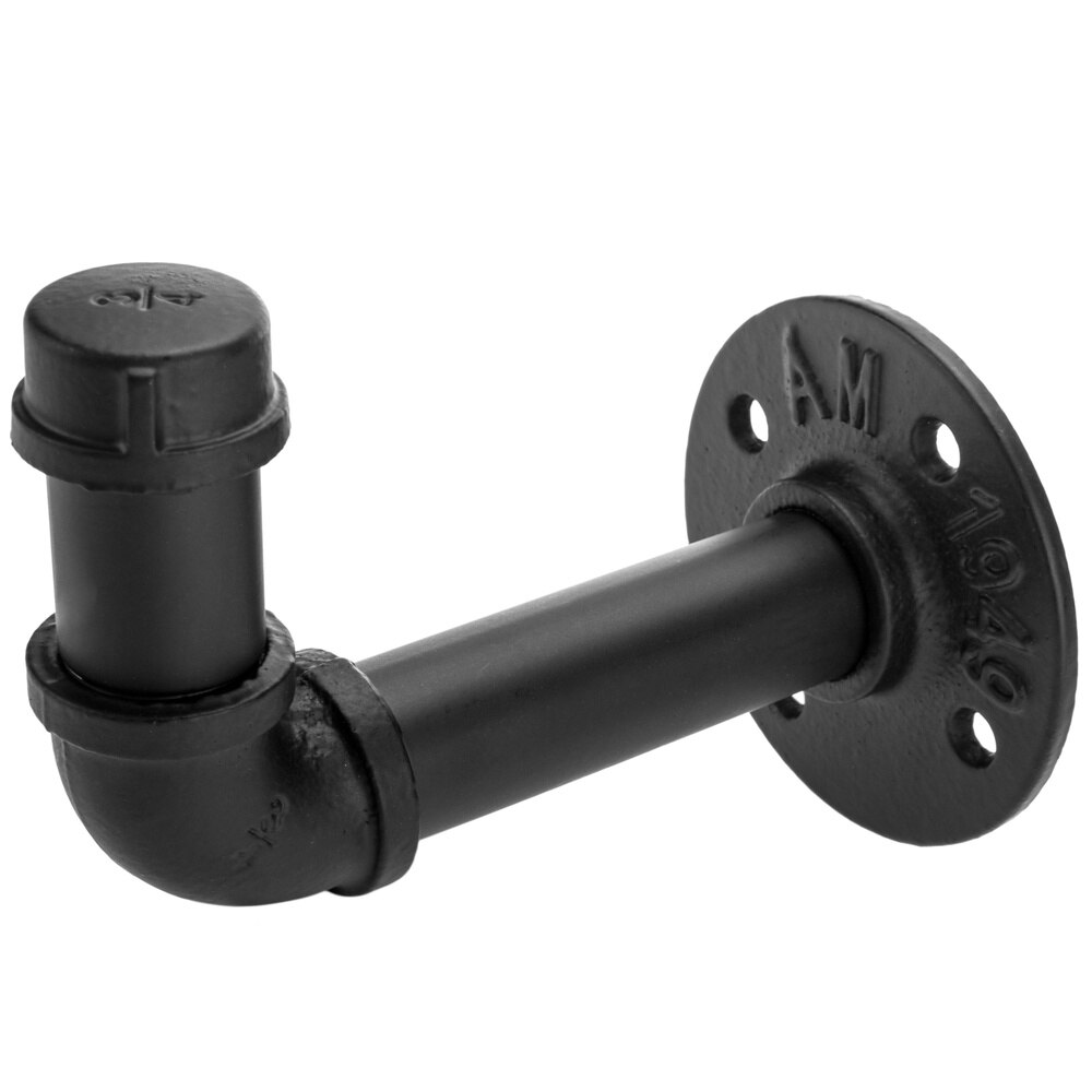 Primematik-Staal Wandrek 1 Haak. Kleerhanger En Handdoekenrek Industriële En Vintage Tube