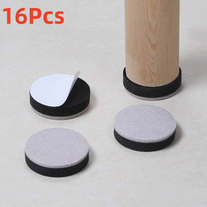 Coussinets de pieds épais en feutre pour meubles, tapis de pieds pour Table et chaise, meubles lourds, antidérapants, protection de sol en bois, 4/8/16 pièces