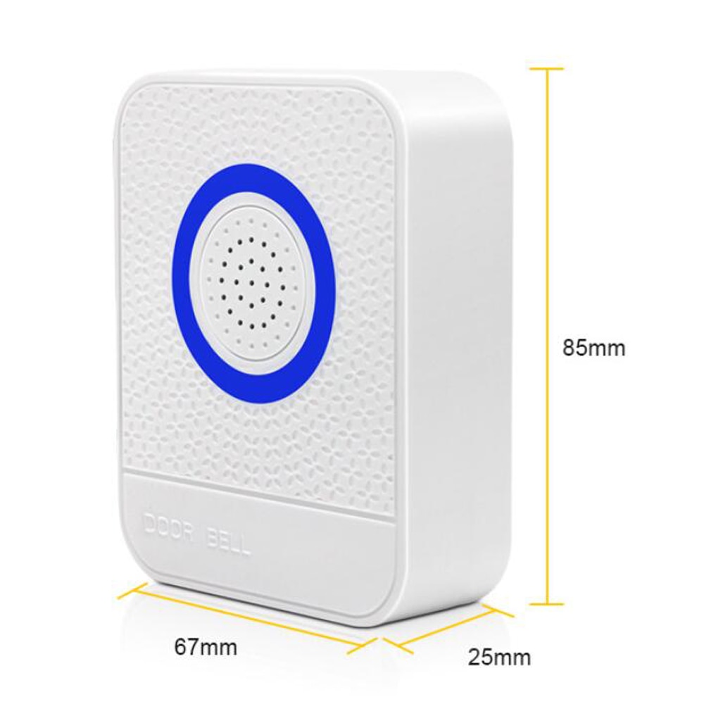 LUCKING DOOR DC 12V Wired Doorbell Wire Access Control Wire Door Bell External Wired Doorbell Loud Ding-dong Ringtones