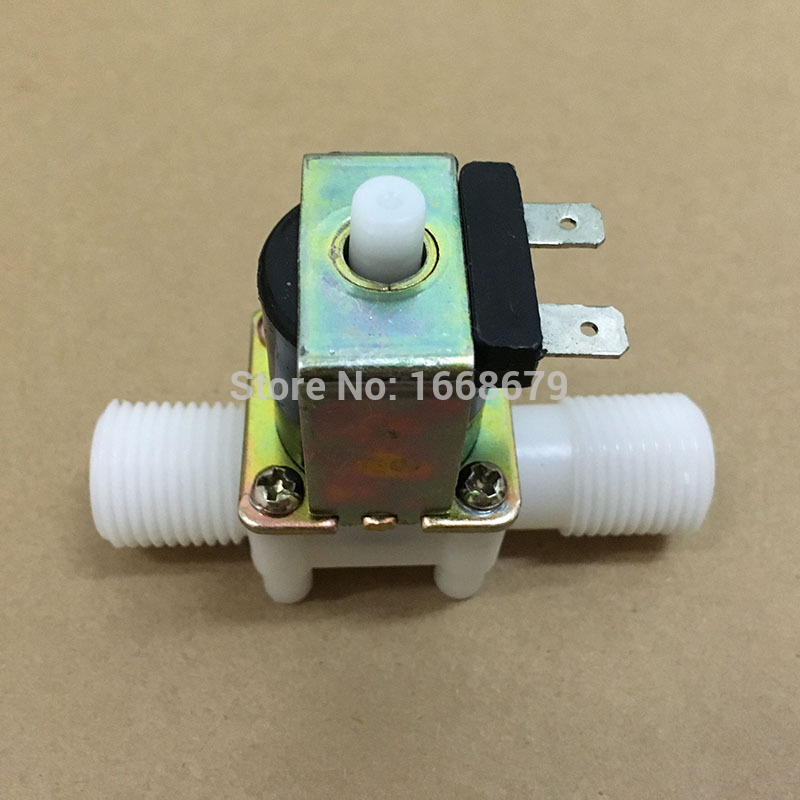 12V Or 24V Normally Open Solenoid Electric Water Control Valve – 1/2" N/O, Heavy-Duty Brass, No Soldering Needed, Adjustable Flow, Corrosion-Resistant