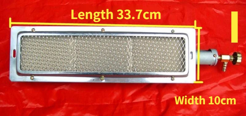 Gasgrill infrarød brænder udskiftning brand energibesparende brænderplade komfurkerne rektangulær: Blå