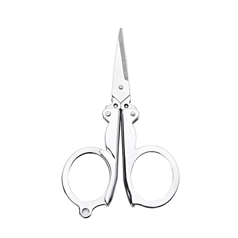 Nose hair scissors men's stainless steel safety manual nose hair trimmer women's eyebrow trimming small scissors: Travel scissors