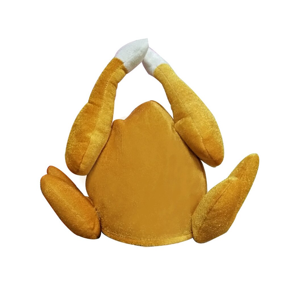 Turkey Thanksgiving Hat Novelty Adult Roast Turkey Party Plush Thanksgiving Day Costume Chicken Hat Cap Funny Cap#np30