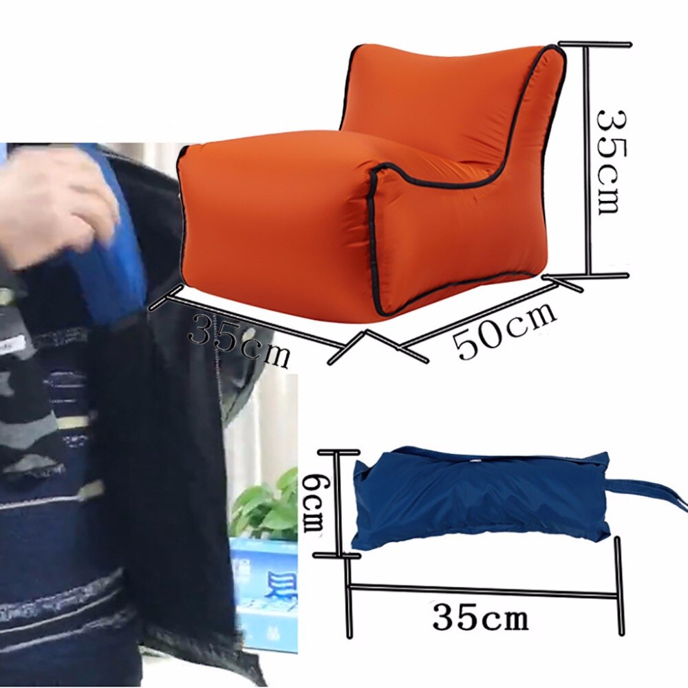 Gonflable Air transat paresseux canapé chaise canapé sacs en plein Air partie Camping voyage