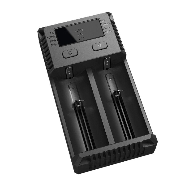 Nitecore I2 Intellicharger Batterij Slimme Lader Voor Li-Ion/Imr Nicd 16340 10440 Aaa 14500 18650 26650 Batterijen