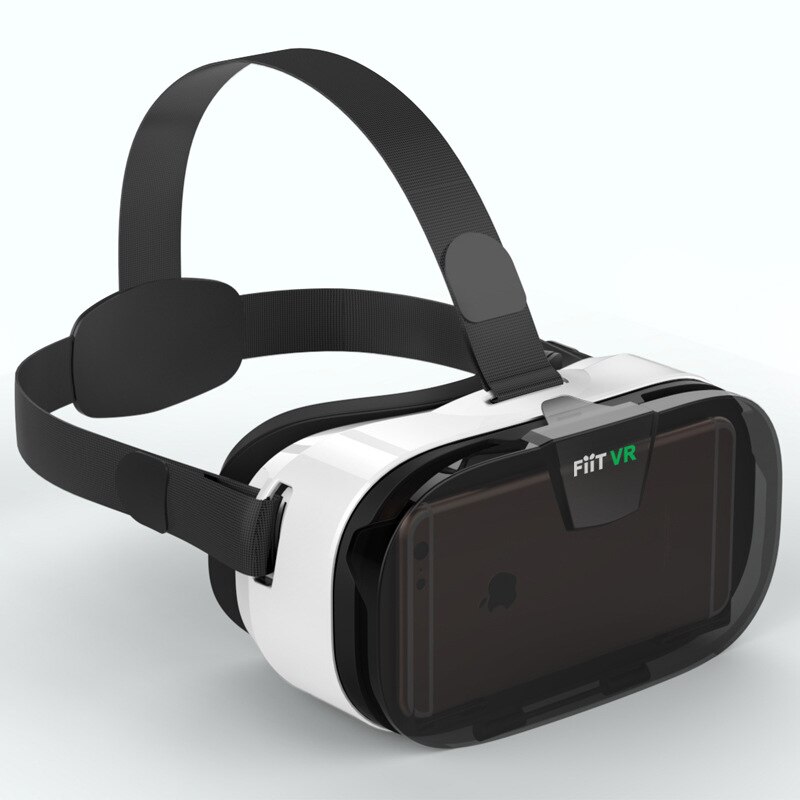! fiit 2n virtual reality smartphone  vr 3d briller google karton videospil model vr headset boks til 4-6.5 'smart telefon: Kun vr