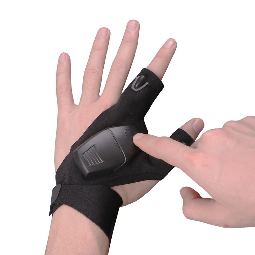 Himiss vinger lichte handschoen reveal 3 vinger ademende outdoor sport handschoen nachtverlichting visgerei handschoen