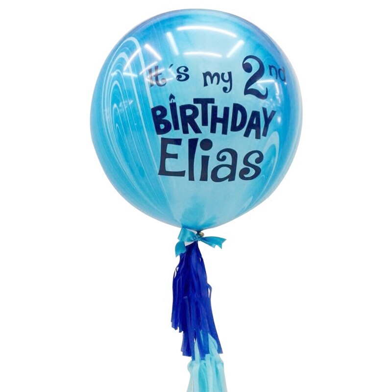 Latex rund fødselsdag ballon fremmede ting festartikler soveværelse dekoration balony urodzinowe boligindretning  ec50qq