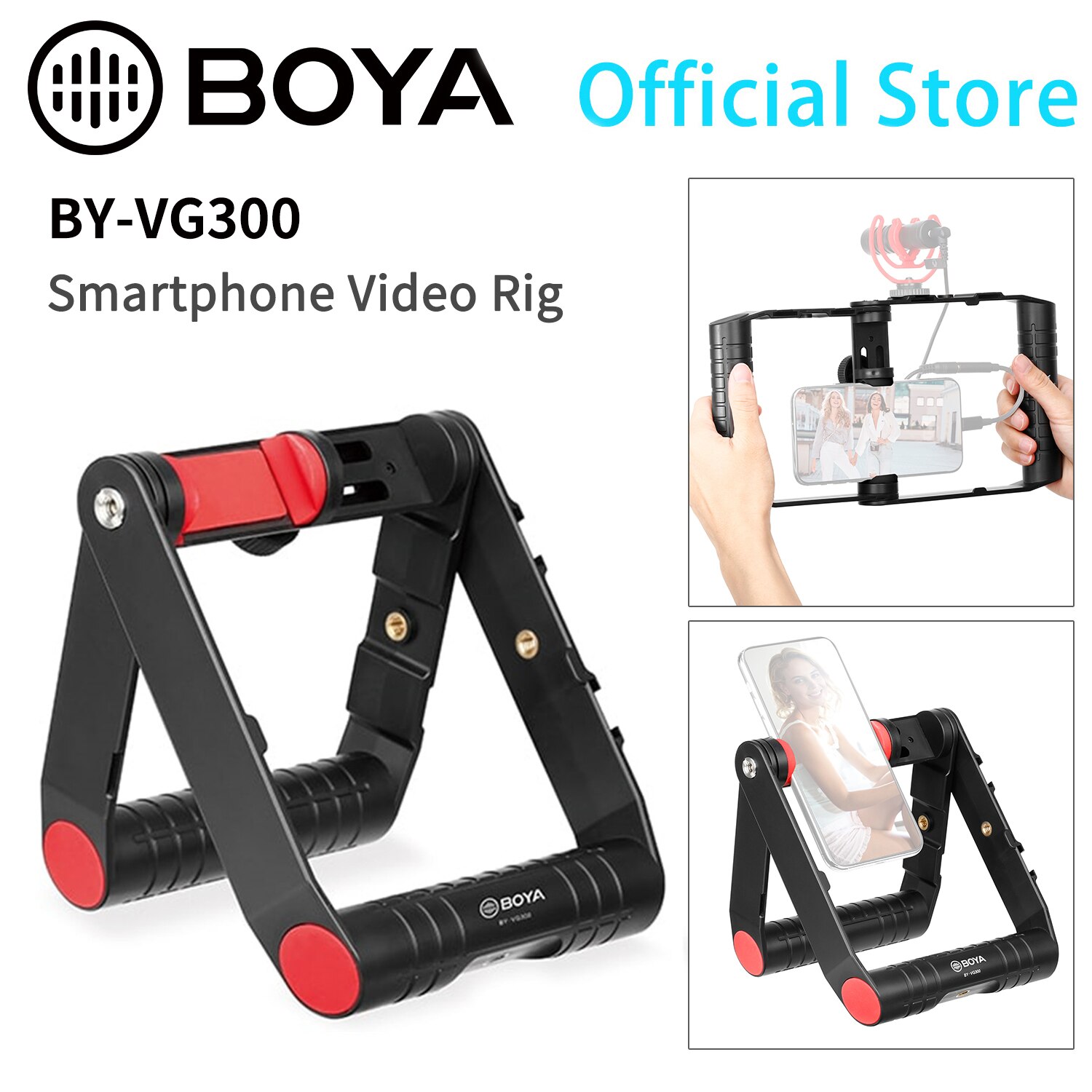 BOYA BY-VG300 Smartphone Video Rig Handheld Phone Selfie Gimbal Stabilizer Tripod for avid smartphone photographers filmmakers