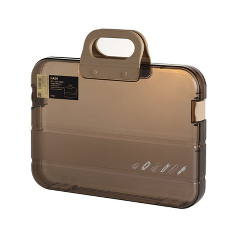 SDLP Plastic File Organizer Single Pocket Expanding File Folder For Letter Decorative Document Keeper for A4 Files with Lock: 02