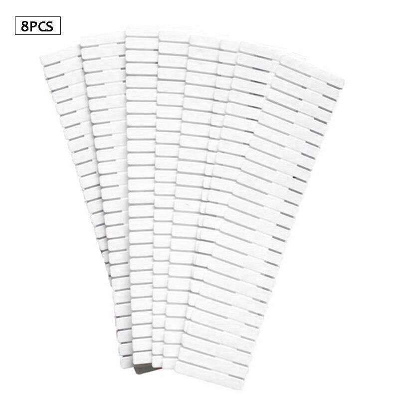 Schublade Teiler, Schublade Teiler Organisatoren 8Stck Kunststoff Netz Einstellbare Kunststoff Teiler Haushalts Lagerung machen-hoch: Silber