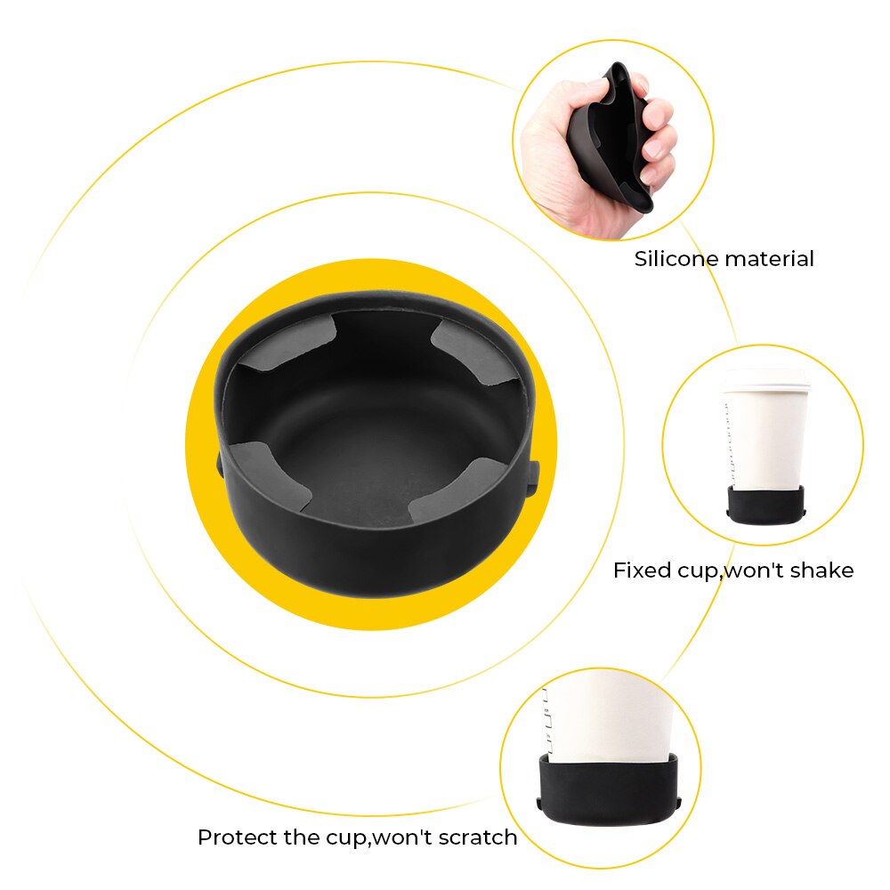 3" Silicone Cup Holder Insert For Chevrolet Trailblazer 2002 For GMC Envoy For Buick Rainier 88986013 Drink Holders