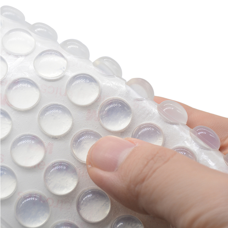Butoir de porte en caoutchouc et silicone, 5MM d&#39;épaisseur, 11mm x 5mm, pour armoire, auto-adhésif, tampon, quincaillerie de meubles