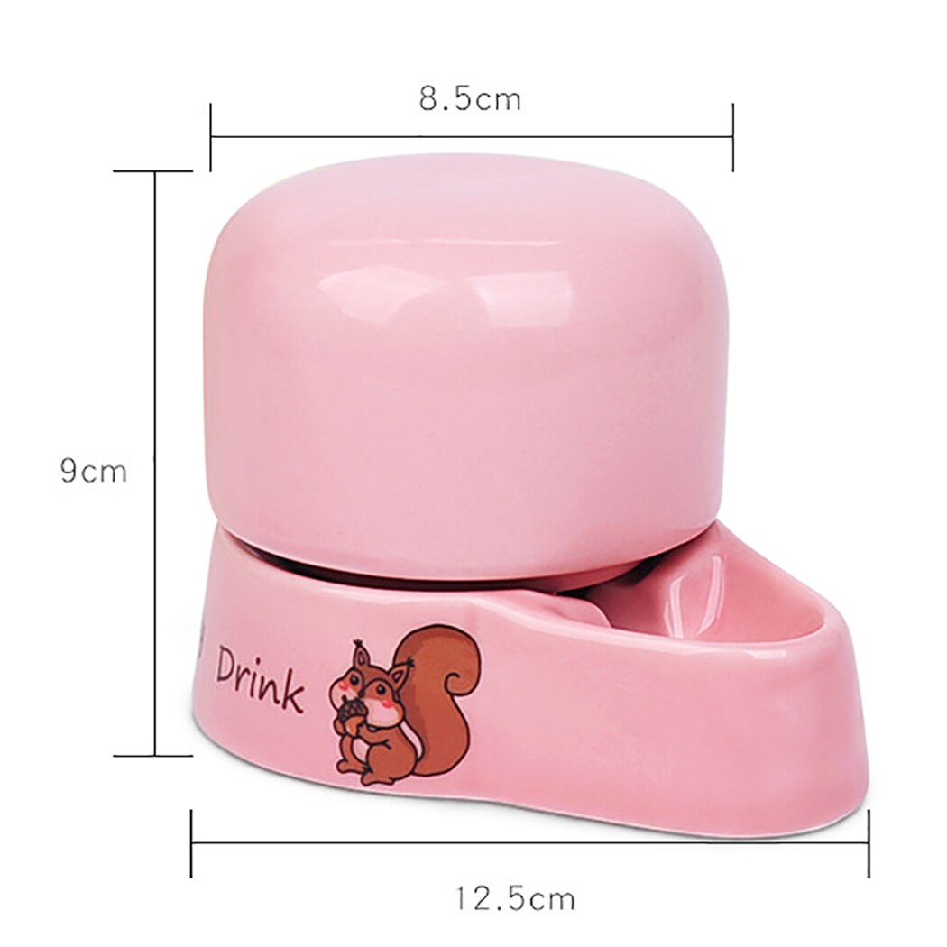 Distributeur d'eau en céramique pour Hamster, abreuvoir pour animaux de compagnie, 7.9oz