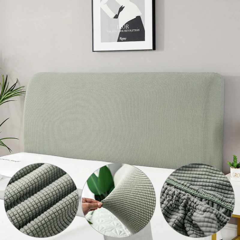 Einfache Nacht Abdeckung Elastische Verdicken Schutz Kopfteil fallen Staub-nachweisen nordisch Schlafzimmer Bett Kissen Abdeckung Haus Dekoration