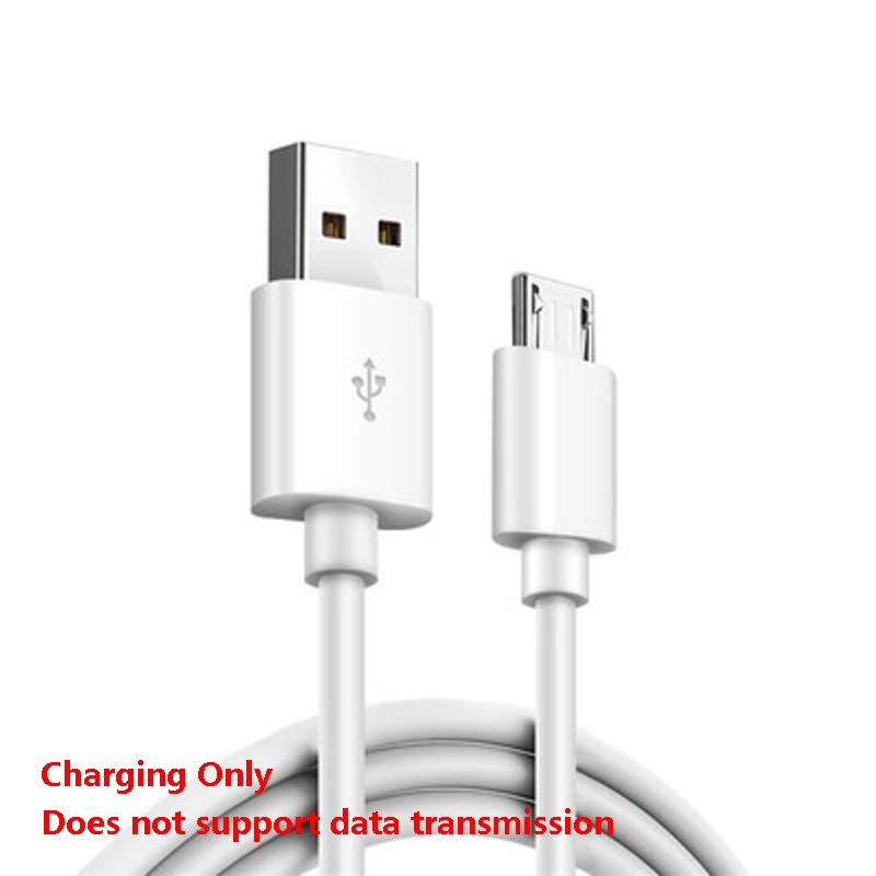 3/5 meter fleksibel hvit kabelledning lang mikro usb ladekabel for samsung huawei xiaomi android smart mobiltelefon