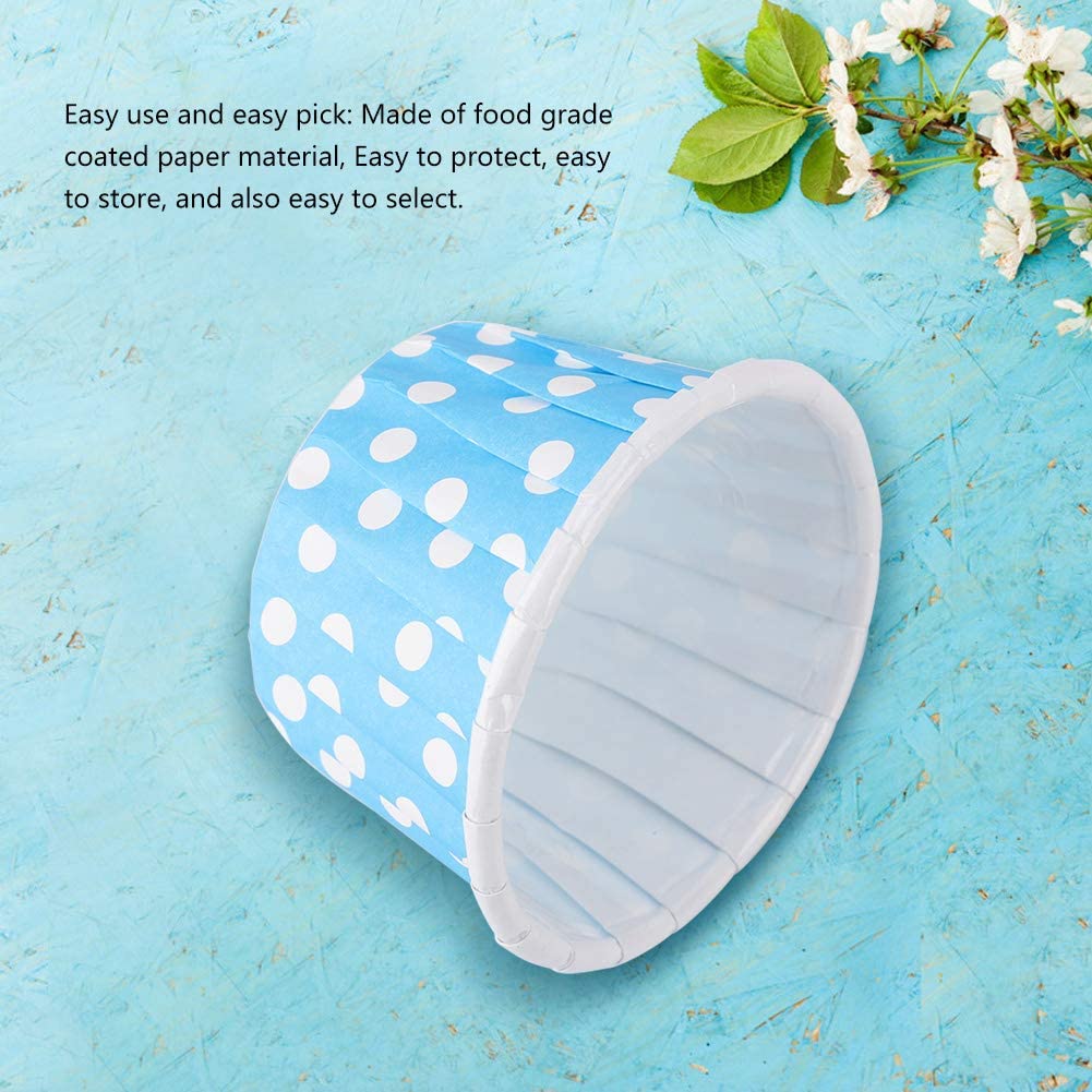 100 Pcs Cupcake Paper Cups Wrapper Wedding Cake Mold Muffin Cupcake Liners Baking Cup Set Bakery Party Supplies Gold