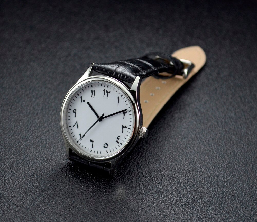 Chiffres arabes montre unisexe