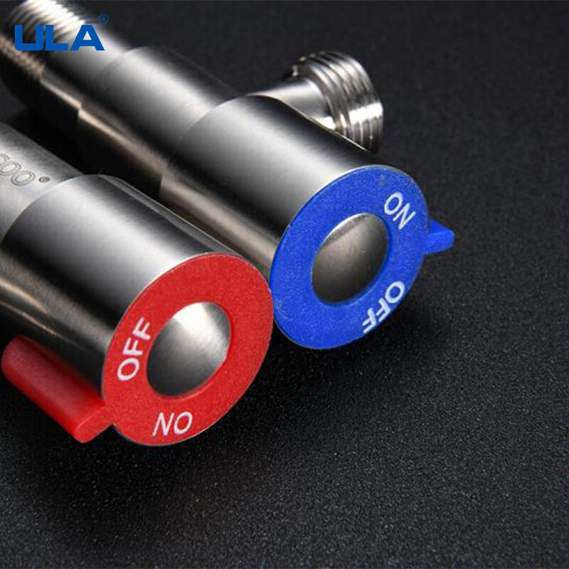 304 Stainless Steel Valve With One Inlet And Outlet Water Stop Valve Double Outlet Triangle Valve