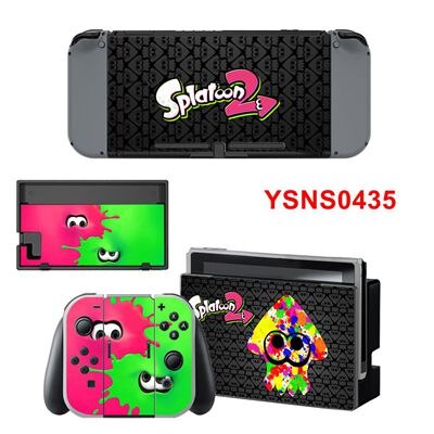 Splatoon 2 Aufkleber Nintend Schalter Haut NS Konsole Controller Vinyl Skins Decals Aufkleber Spiel Abdeckung Für NS: YSNS0435