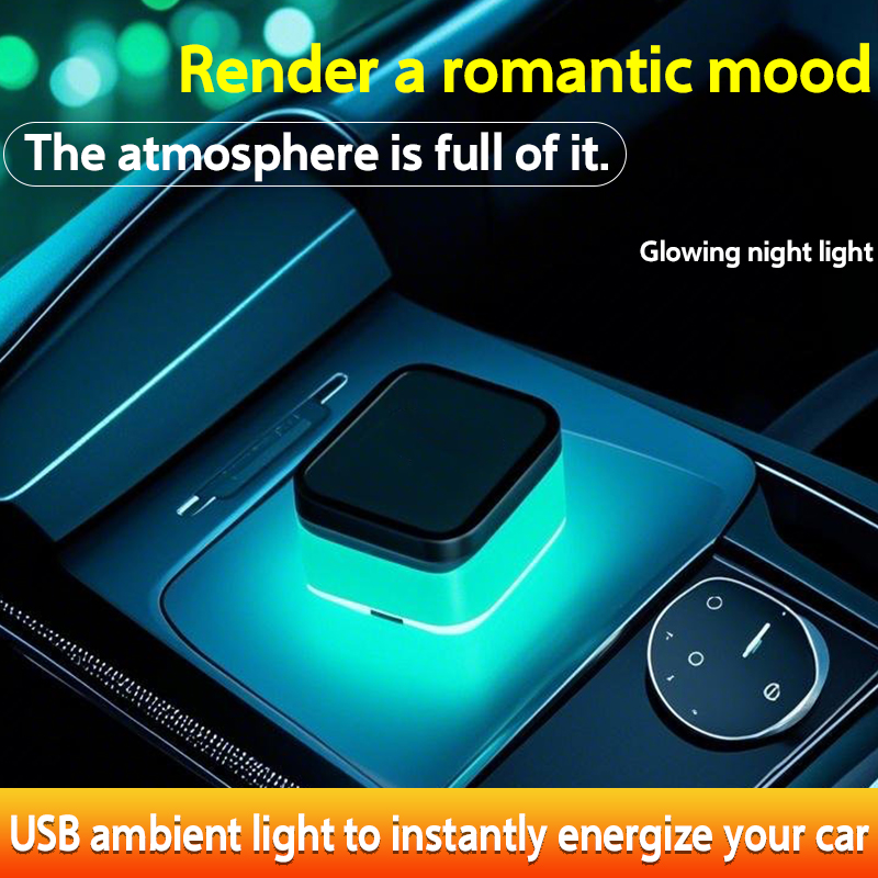 Mini Universal USB Car Interior Ambient Light LED Signal Light Car Reading Light Decorations Car Interior Accessories Lights