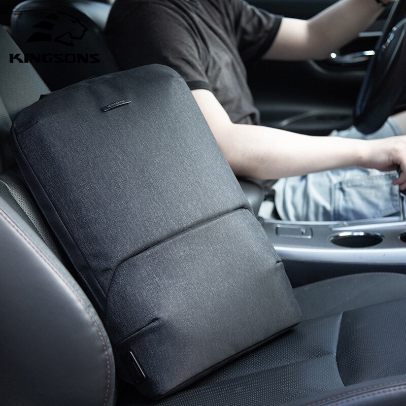 men's business casual backpack anti-splashing water-reducing backpack function external USB computer men's bag