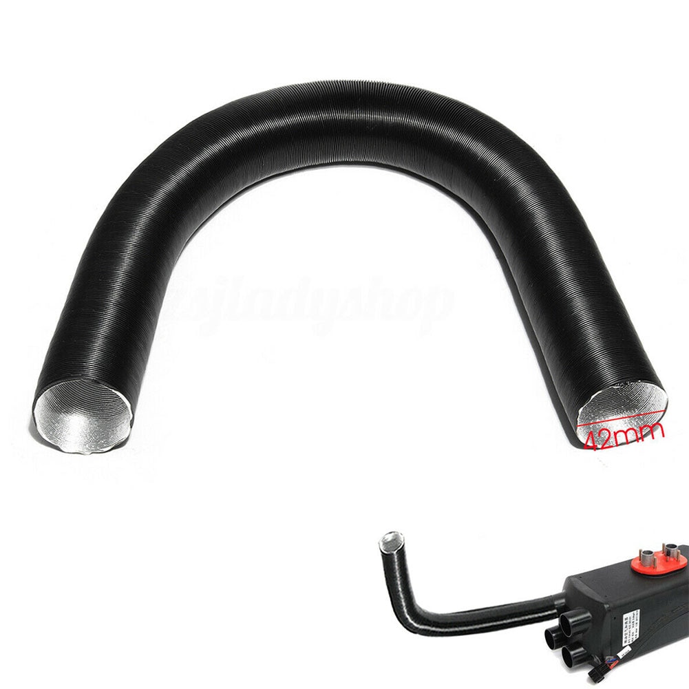 42/60/75mm Conducto de repuesto de combustión ondulación de reparación de coche Estacionamiento de papel de aluminio de entrada de aire de la tubería de repuesto accesorios de calentador