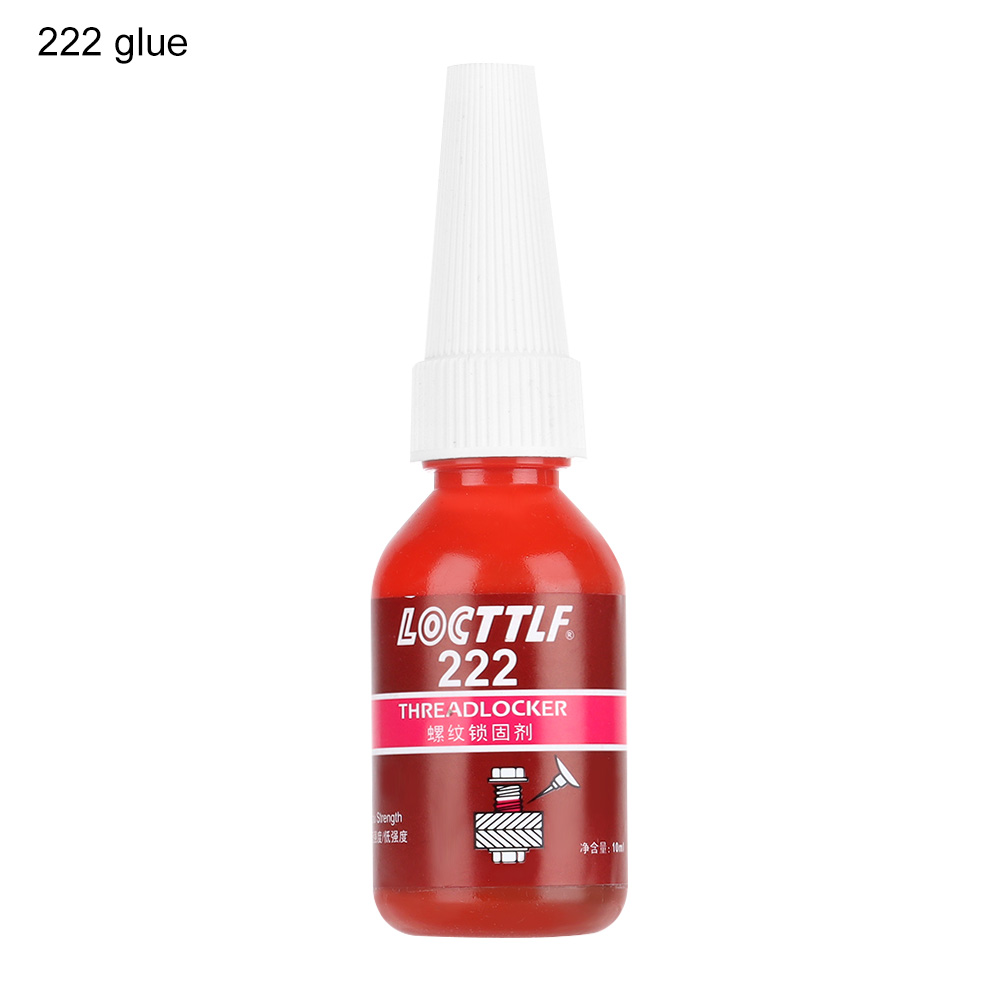 Anaerobic Adhesive 10ml Anti-corrosion Thread Anti-pressure Blue 242 Glue Anaerobic Screw Lock Adhesive Wire Sealing: 222 glue