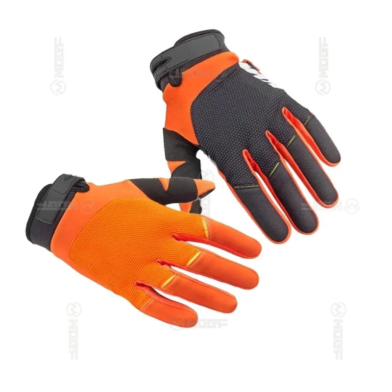 Moto-Cross-MX-Handschuhe für Motorräder, fertig zum Rennen, BMX, MTB, ATV, Offroad, Mountainbike, Radfahren, Anti-fallen-Schutz: Schwarz / XL