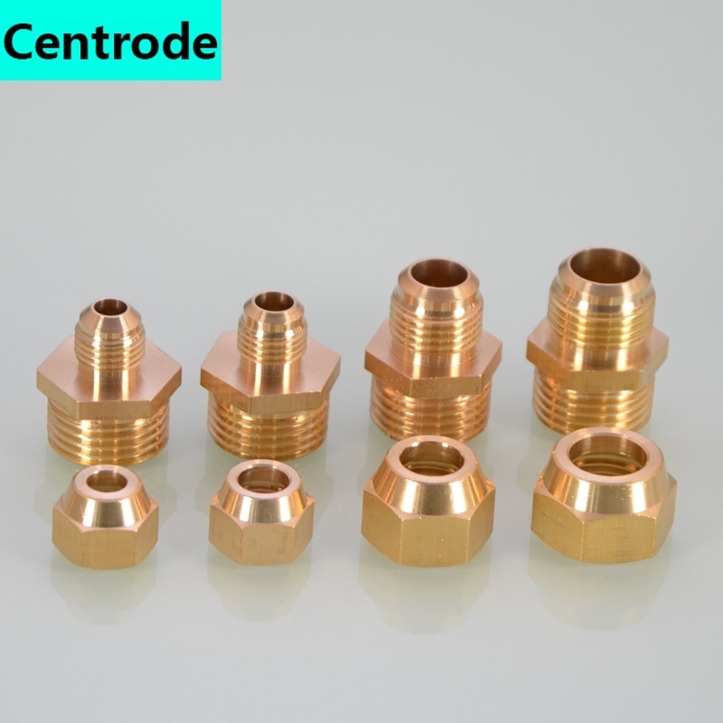 Pipe Fittings Outer wire flaring direct copper pipe expansion 1/8IN 1/4IN 3/8IN 1/2IN expansion 6/8/10/12/14/16mm pipe joint