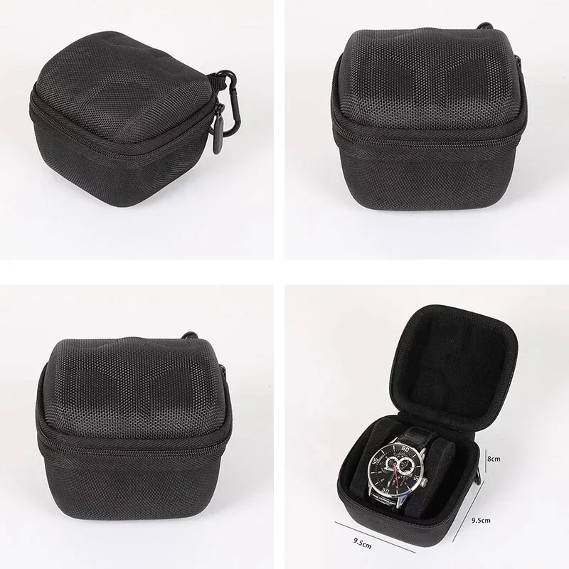 Organizador de caja de reloj para hombres o mujeres, estuche de viaje para relojes, soporte de exhibición portátil para relojes de pulsera y relojes inteligentes