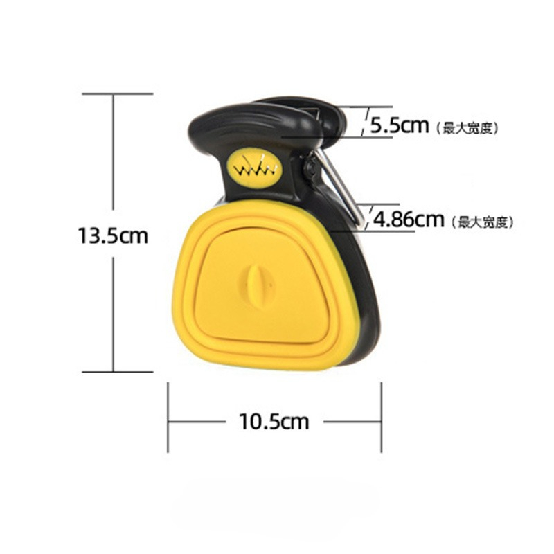 Hond Huisdier Reizen Opvouwbare Poepschepje Met 1 Rol Afbreekbare Zakken Kak Scoop Clean Pick Up Excreta Cleaner: Black