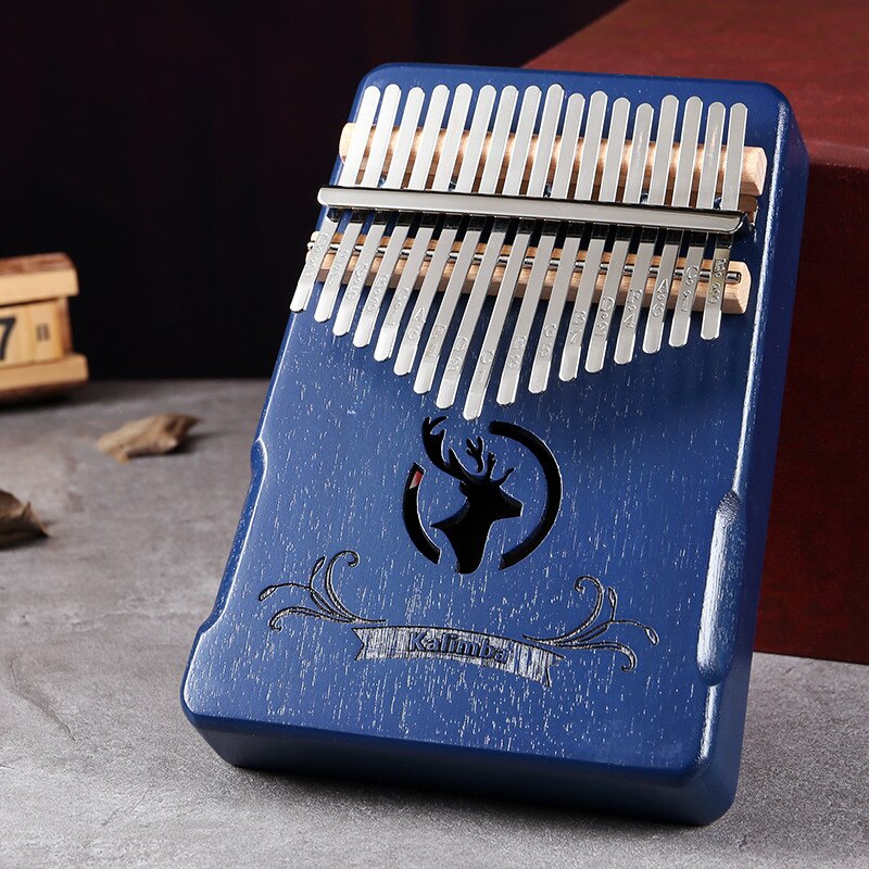 17 Keys Kalimba Mahogany Thumb Piano Reed 17 Key Music Keyboard Mini Piano High Wooden African Kalimba Finger Piano: D2