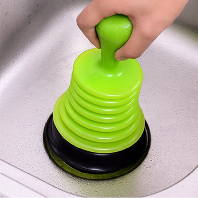 Ventosa para limpieza de alcantarillado, dragado fuerte para fregadero, bañera, inodoro, herramienta de émbolo para el hogar, accesorios de cocina y baño