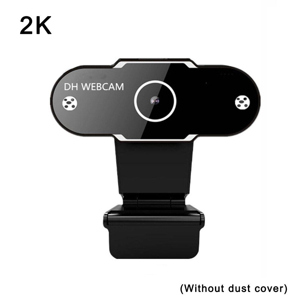 Hd 1080P Webcam 2K Computer Pc Web Camera Met Microfoon Voor Live-uitzending Video Bellen Conferentie Workcamara Web para Pc: 2K Without cover