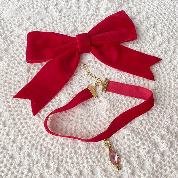 Anime Puella Magi Madoka Magica Madoka Kaname Cosplay necklace: Pink