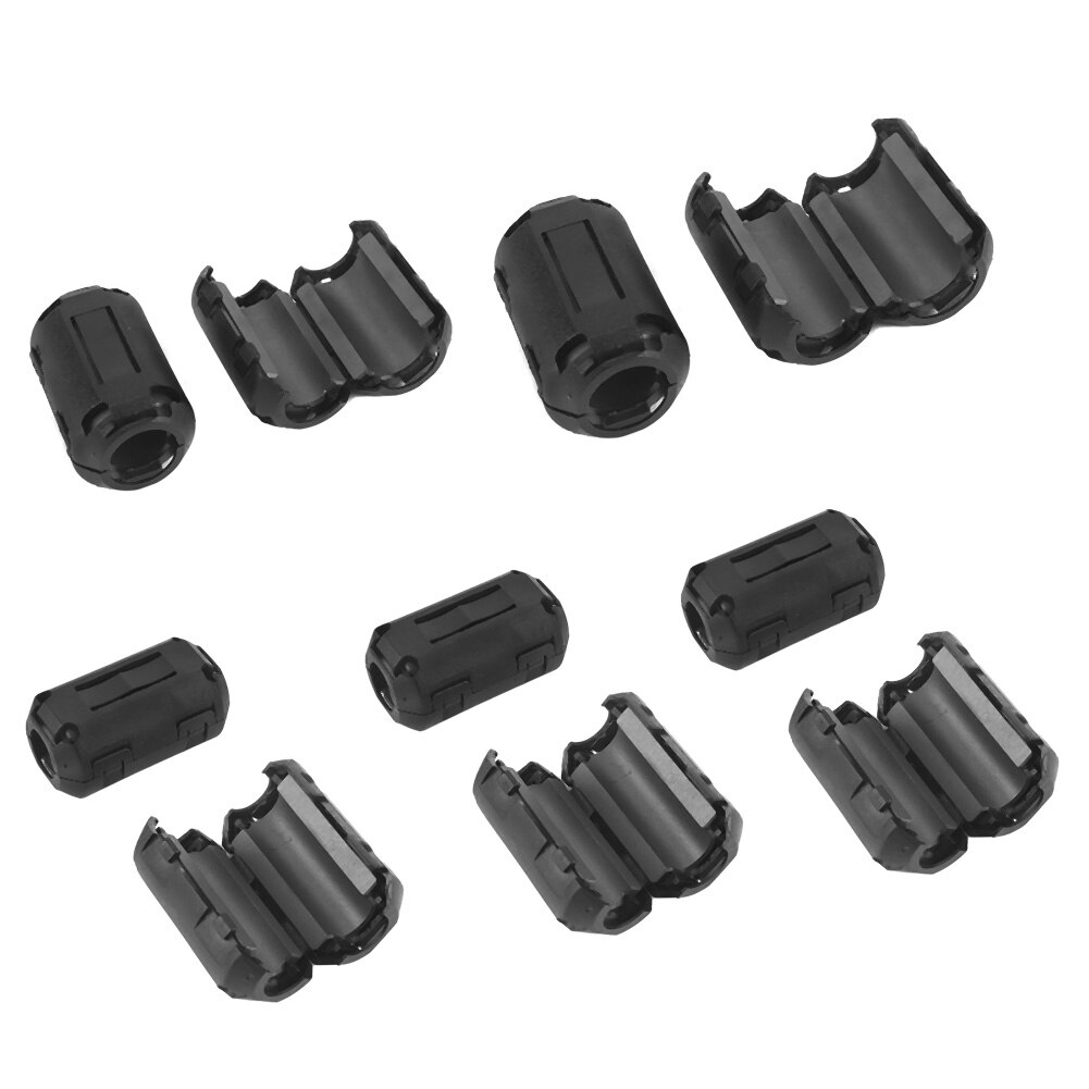 50/22Pcs Clip-On Ferriet Ring Core Bead Stikken Rfi Emi Filter Noise Suppressor Kabel Clip Voor usb Audio Video Kabel Netsnoer