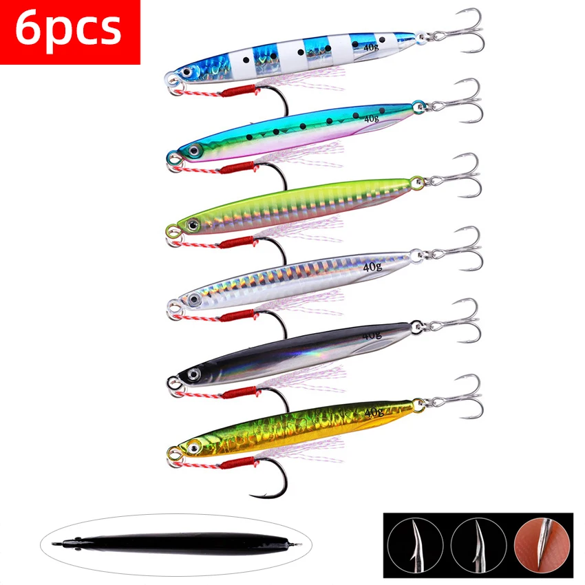 5/10 stücke Metall Angeln Lockt Langsam Cast Löffel Jigs Angeln Locken set 7G 10G 17G 21G 28G 40G Crankbait Jig Wobbler Köder Meer Pesca