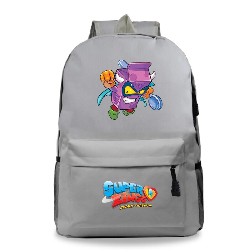 Sac A Dos Bookbag Super Zings Cartoon Rucksack Frauen Schule Taschen für Teenager Mädchen Zurück Pack Lässig Reise Rucksack kinder