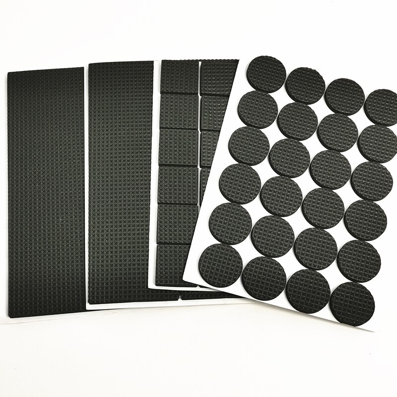 Protège-pieds antidérapants pour meubles, tapis anti-rayures pour sol, couvre-pieds de Table, chaise, noir, auto-adhésif pied meuble set de table protege chaise pied de table protection chaise protege pieds de chaise g