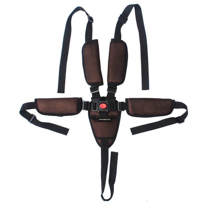 Cinto de segurança para cadeira de bebê, para carrinho de bebê yoya plus babyyoya yoyayoyo vovo tianrui acessórios para bebê: universal brown