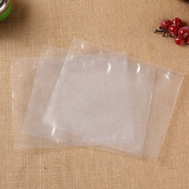 100 Stks/partij Vacuümzak Food Vacuum Sealer Vacuüm Zakken Voor Voedsel Sous Vide Verpakking Machine Verpakking Zakken