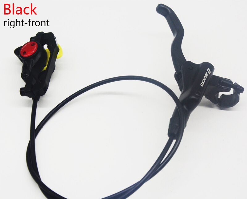 ZOOM Brake bicycle bike mtb Hydraulic Disc brake set clamp mountain bike Brake Update: black R-Front