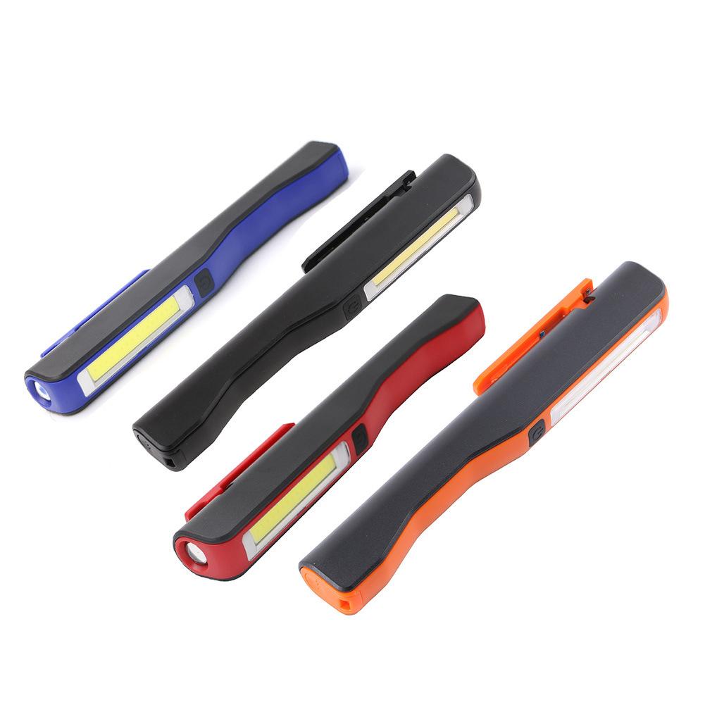 50% SALES!Portable Pen Shape COB LED Flashlight USB Rechargeable Magnetic Work Light Lamp