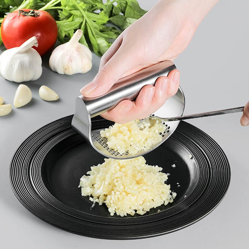 Wyciskacz robić czosnku biegun stal nierdzewna praska robić czosnku czosnek maszynka do mięsa prasy imbir naciskać zgniatarka gadżety kuchenne i akcesoria