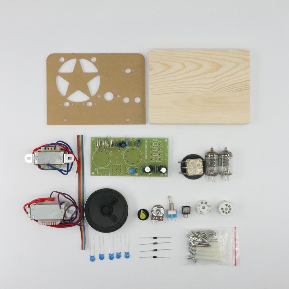 6J1+6J1DIY Entry-level preferred product ,110V 220V Electronic Vacuum Tube Super Regenerative FM Tube Radio Receiver Kits