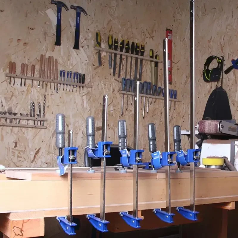 Klämmor kraftig stångklämma 6/12/18/24 tum snabb träbearbetning klämverktyg träbearbetning