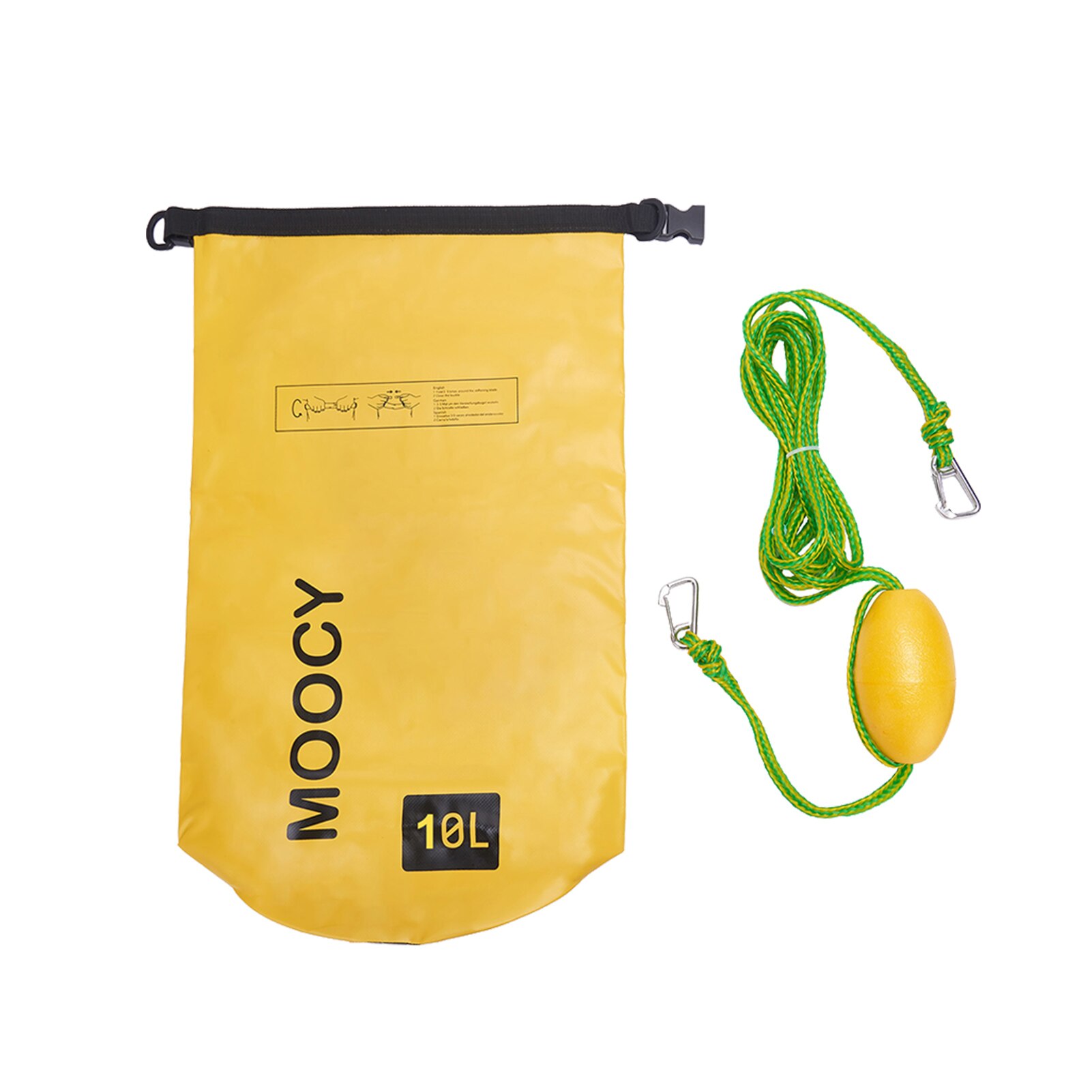 10L/20L Outdoor Waterproof Dry Backpack Water Floating Bag Roll Top Sack for Kayaking Rafting Boating River Trekking: 10L