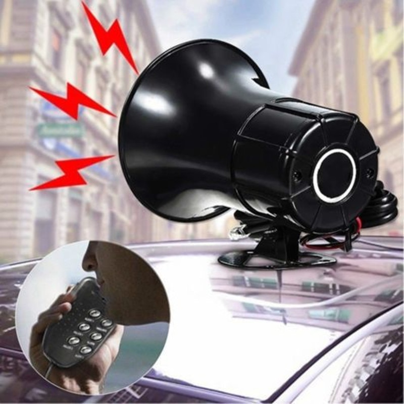 12v 120db tåg trumpet bil luft horn kompressor 6 ljud universal luft horn siren högtalare för bil bil båt megafon