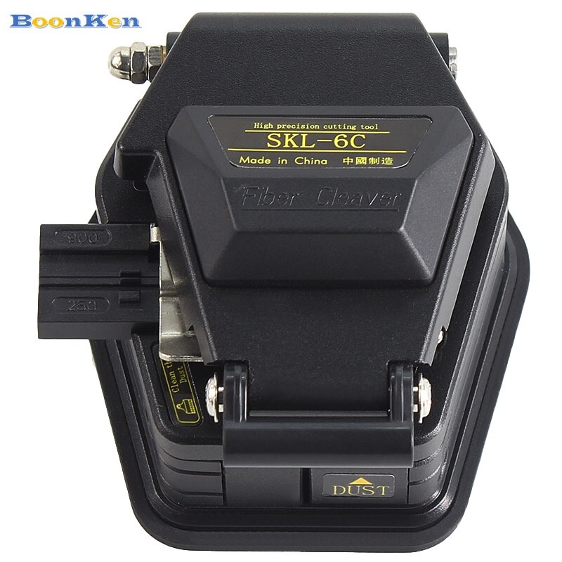 SKL-6C Fiber Cleaver Cable Cutting Knife FTTH Fiber Optic Knife Tools Cutter High Precision Fiber Cleavers 16 Surface Blade